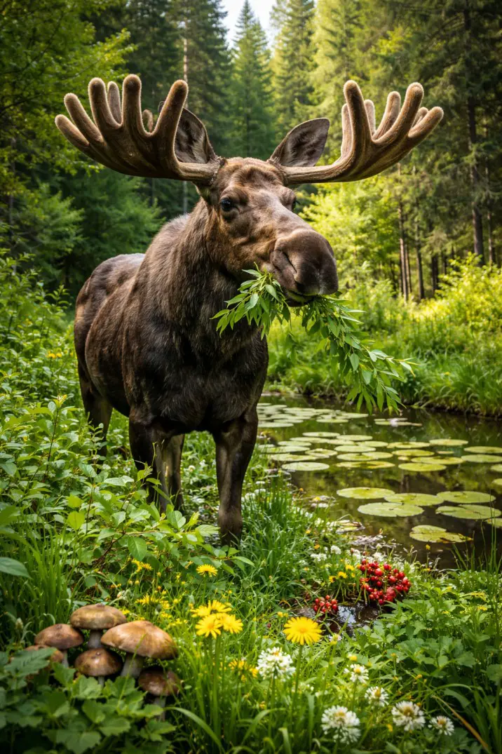 What Do Moose Eat? Diet and Feeding Habits