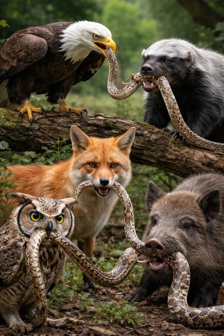 What Animals Eat Snakes? Top Snake Predators in the Wild